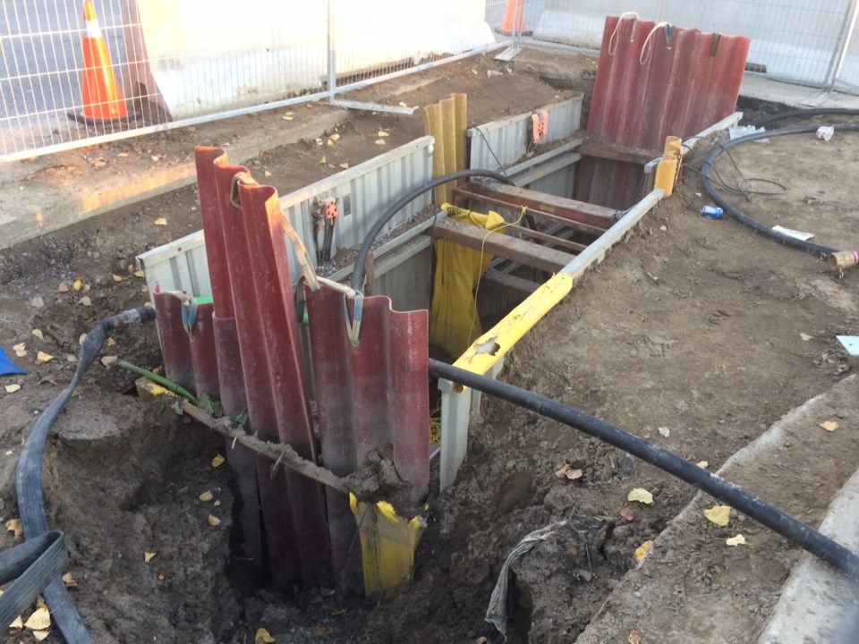 chippewa treet sewer construction turl