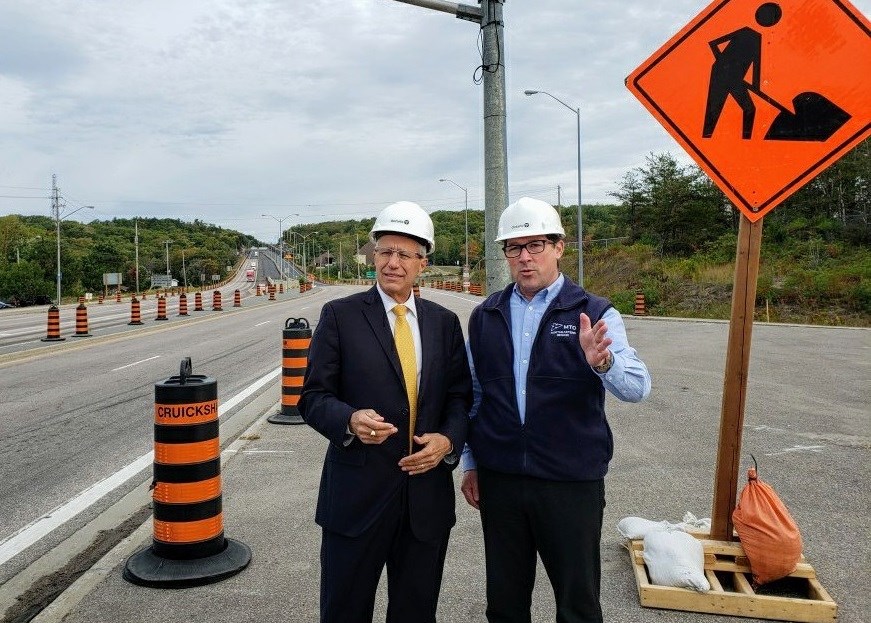 Fedeli Highway 11 MTO Regional Director Eric Doidge