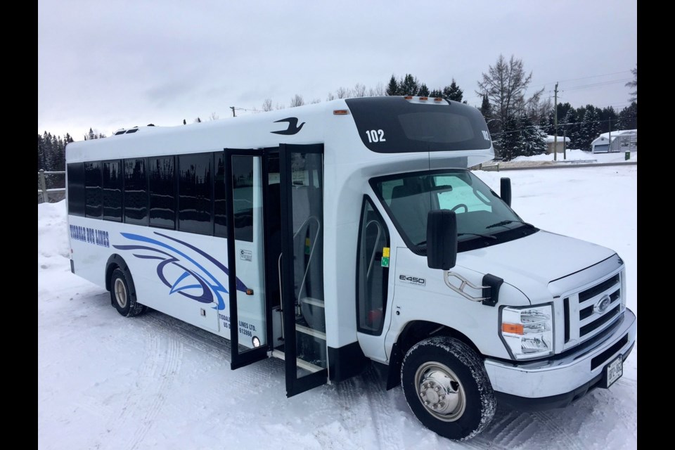 This mini-bus is a new, smaller option for organizations in the north.  Photo by Chris Dawson. 