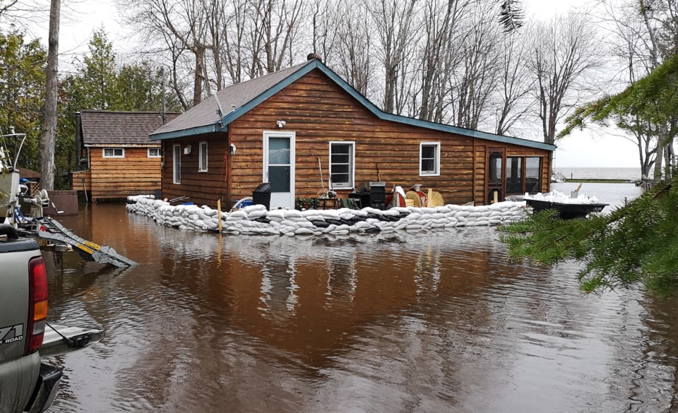 20190521 lake nipissing jocko point flooded home neil brown