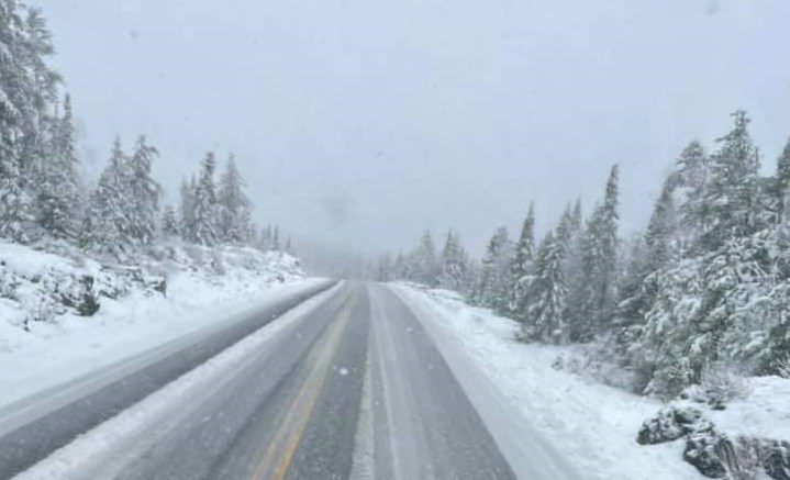 2021 05 10 Highway 144 Snow (Andy Trudel)