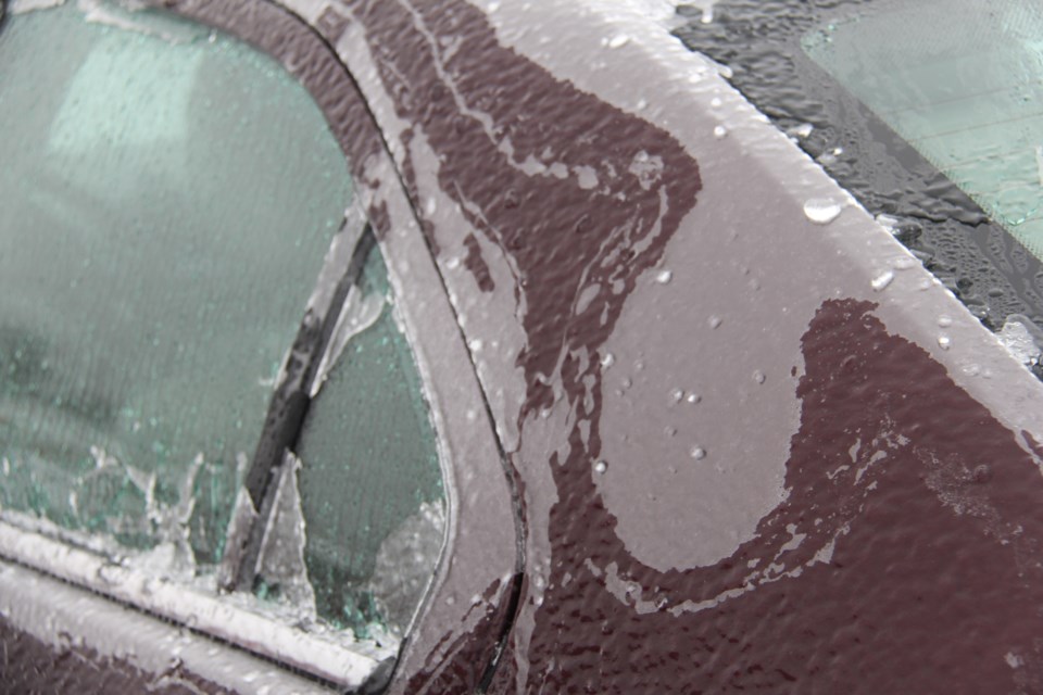 freezing rain 1 car window turl