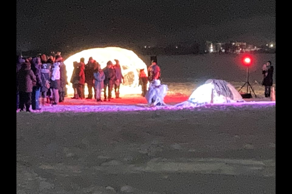 Ice Follies on now until February 24 at Shabogesic Beach at the North Bay waterfront.