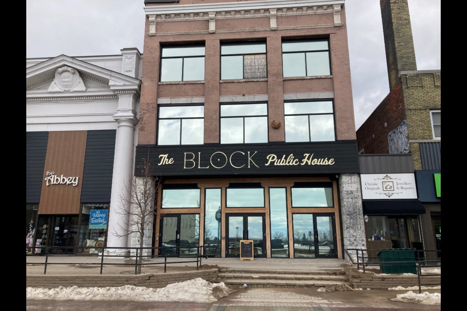 The Block Public House opened its doors in early March in downtown North Bay