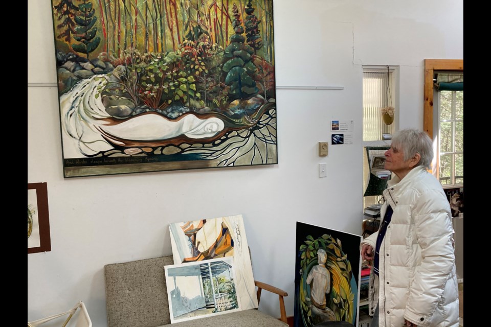 Pamela Adams-Somerville in her studio.