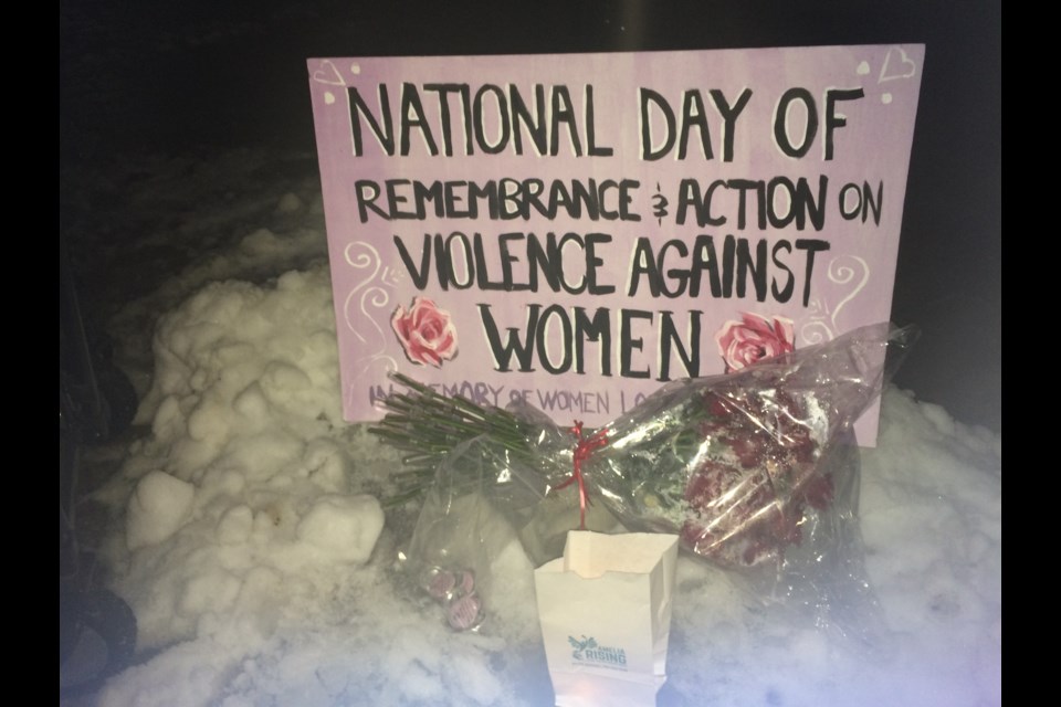 National Day for Action and to End Violence Against Women walk/vigil