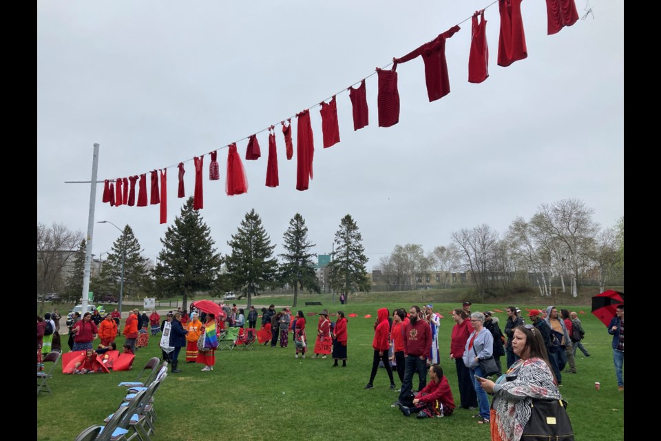 Red Dress Day honours missing and murdered Indigenous women, girls and two-spirit people. 