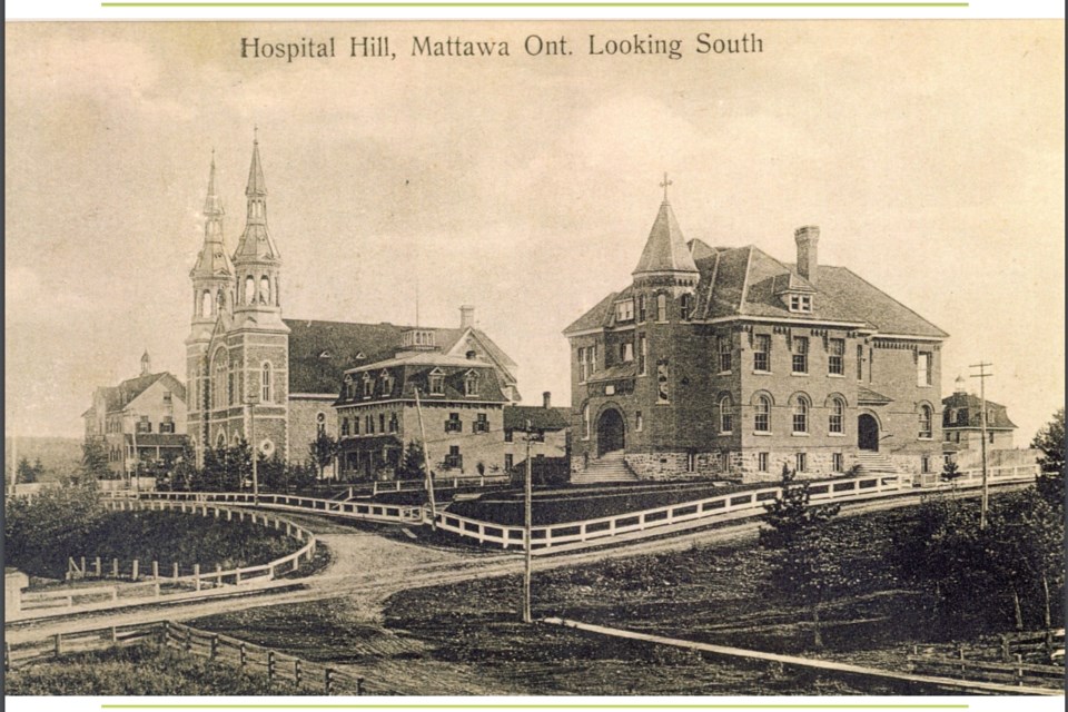 Mattawa Hospital Hill c 180s~Greg Humbert hosptial history~Feb 2022~cropped