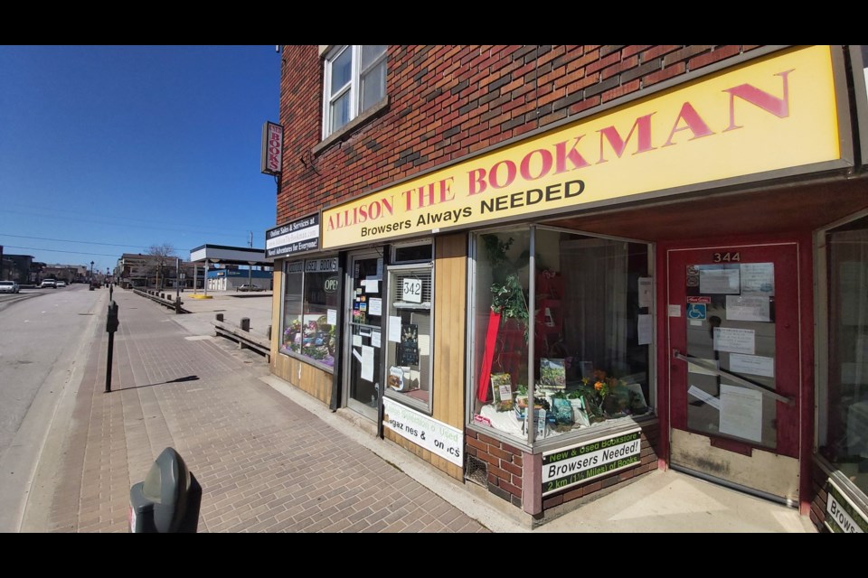 COVID-19 has people catching up on their reading selecting from over a mile and a half of books at Allison the Bookman in North Bay. 