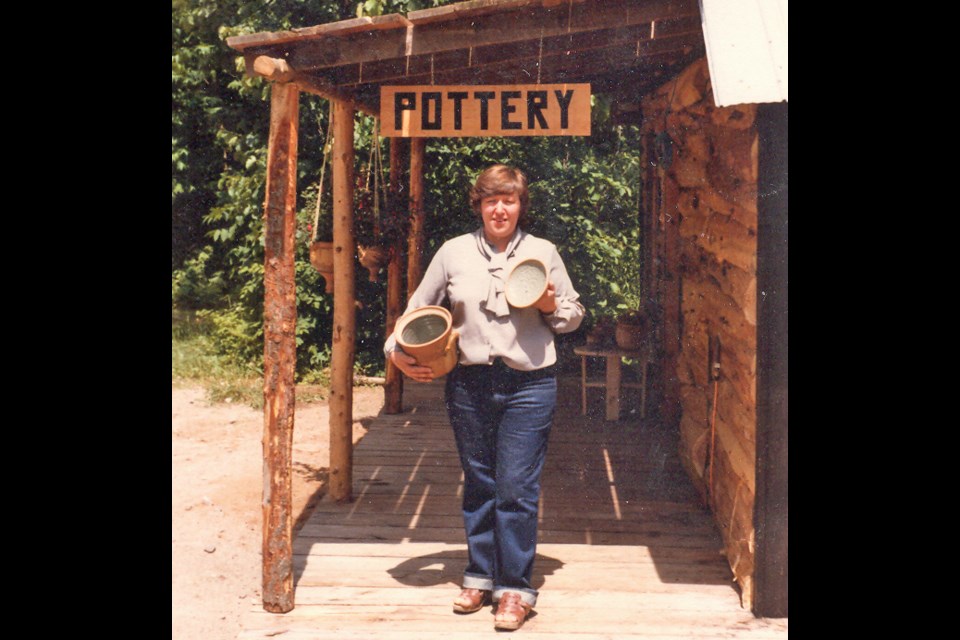 Rockcliffe Pottery and Craft Studio opening day, June 1981.