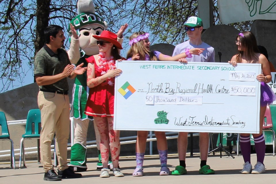 West Ferris students raised $50,000 for local cancer care from their annual Parade for Cancer event