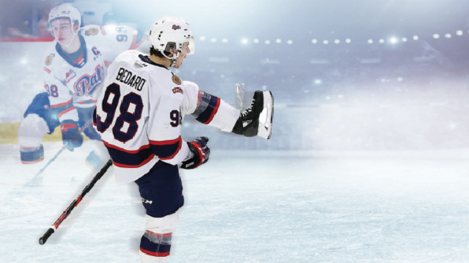 CONNOR BEDARD REGINA PATS THIRD ALTERNATIVE JERSEY