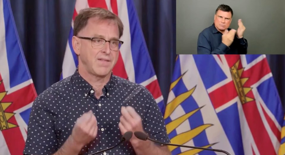 Adrian Dix - sign language