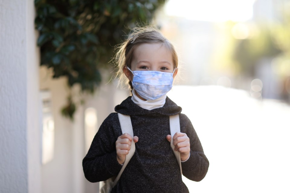 Girl with facemask - getty images -catherine delahaye 