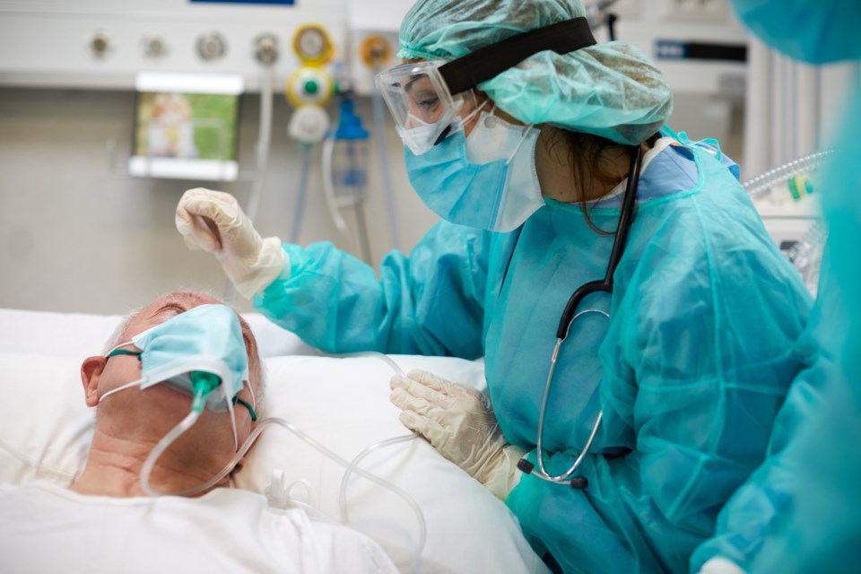 COVID patient - getty images