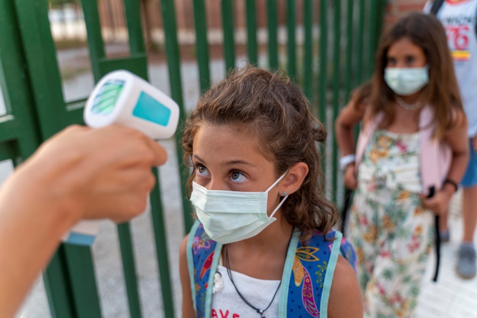 COVID temperature check GettyImages- Javier Zayas Photography