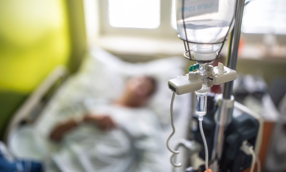 Hospital patient drip - getty images