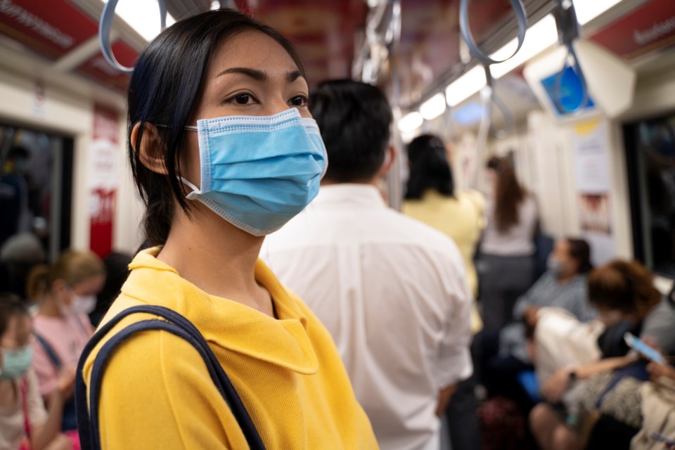 Mask on transit - Seksan MongkhonkhamsaoGetty images