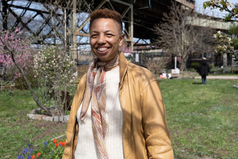 Qiana Mickie is heading the new Mayor’s Office of Urban Agriculture. She has a background in food policy and equity work and was previously the executive director of Just Food. Photo: Elizabeth Lepro for BK Reader.