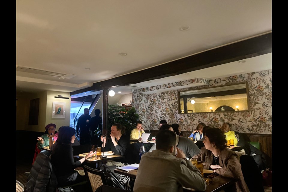 Mango Bay's main dining room on a recent weekday night.