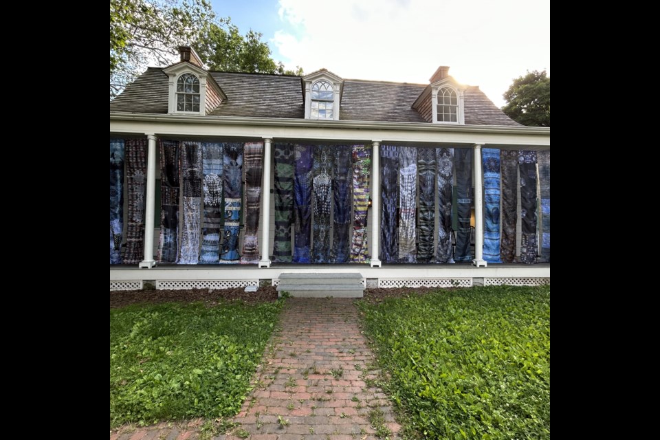 Ancestral Whispers exhibit at the Lefferts Historic House. 