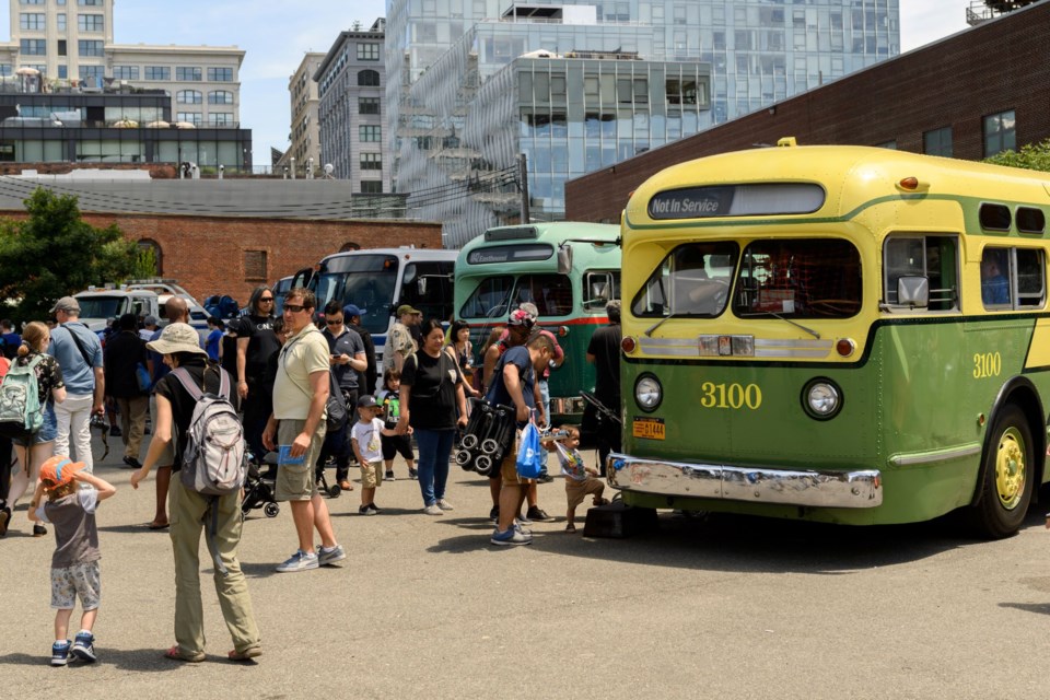 Ride through time at nyc s bus festival in brooklyn bkreader