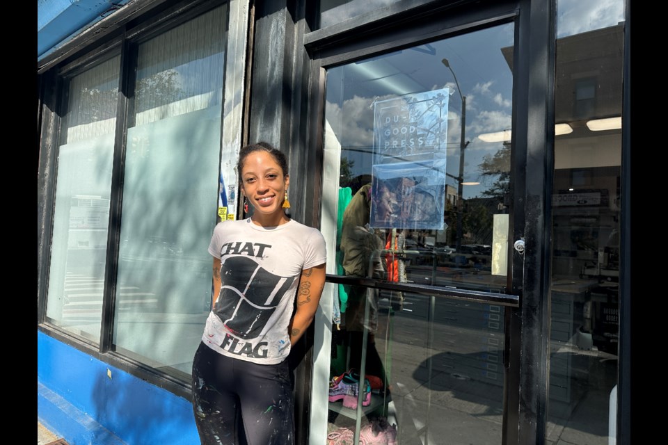 Leslie Diuguid is the owner of Du-Good Press, the first Black-woman owned printshop in NYC.