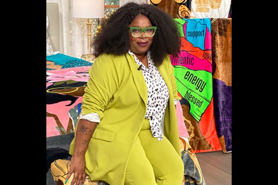 Founder of Pardon My Fro Dana Bly. 