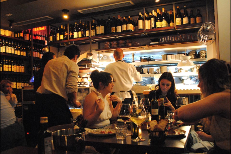 View of the kitchen at Piccola Cucina Casa.