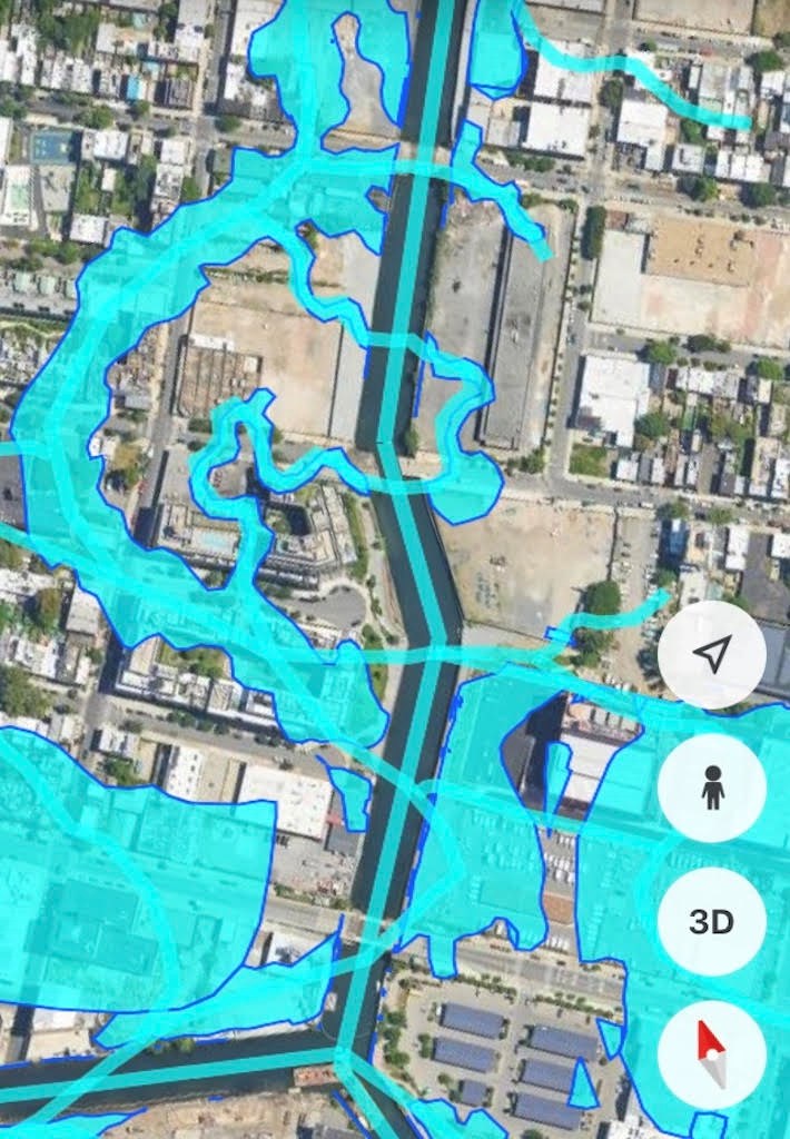 Historic creek map