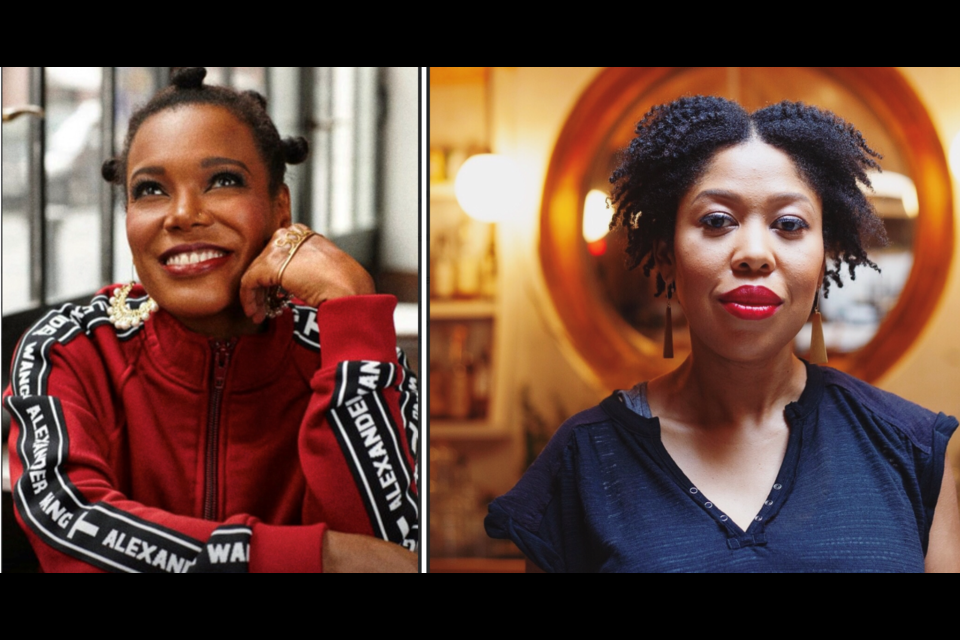 (l to r): China Moses, Cynthia Gordy Giwa
