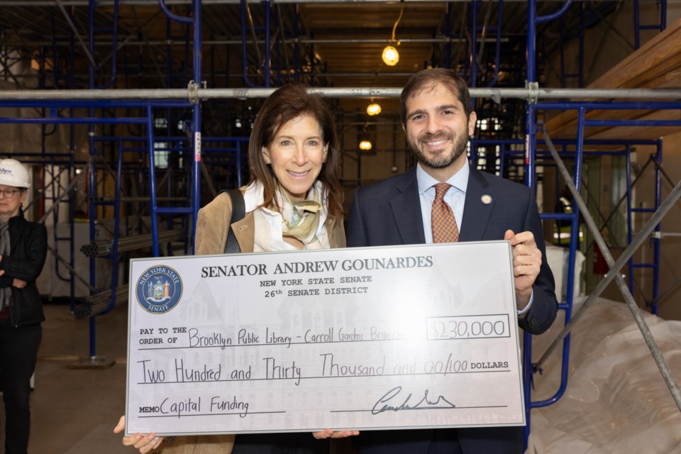 Senator Gounardes Raises $230K For Carroll Gardens Library 