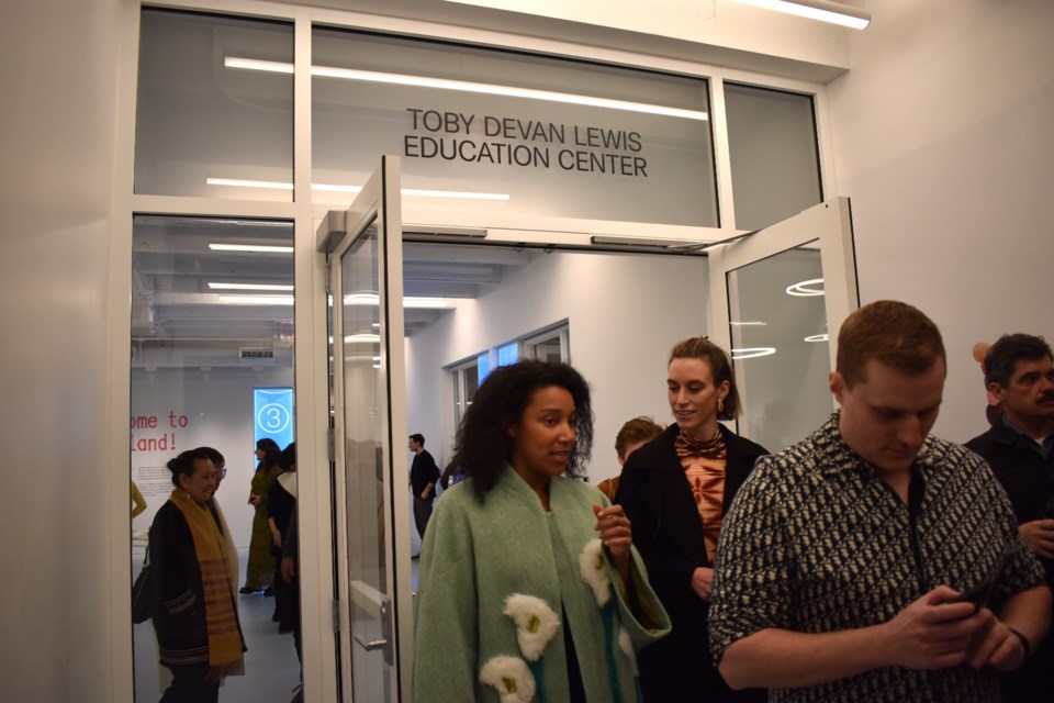 The entrance to the Toby Devan Lewis Education Center.