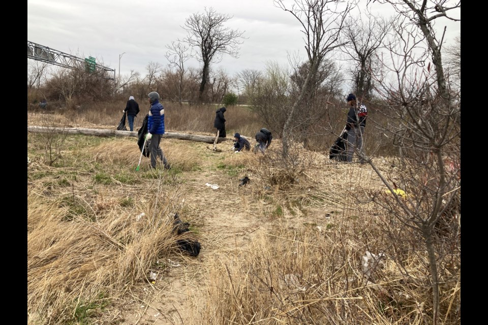 Due to the changing tides, much of the debris on the shoreline near Canarsie point was buried in sand, making the clean-up efforts more challenging. Widespread contamination affects the hydrology and water quality of the bay.  