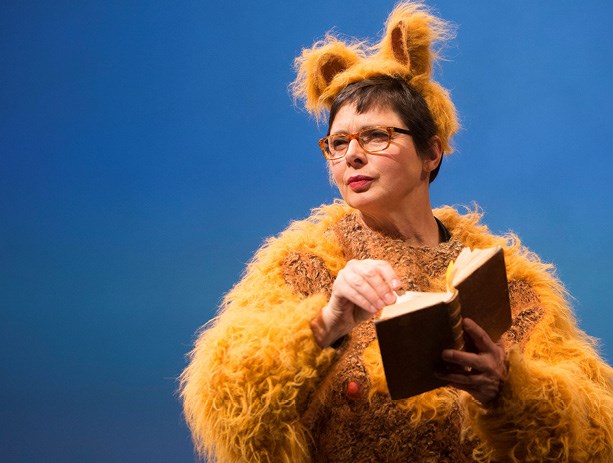 Isabella Rossellini plays in "Green Porno" at BAM