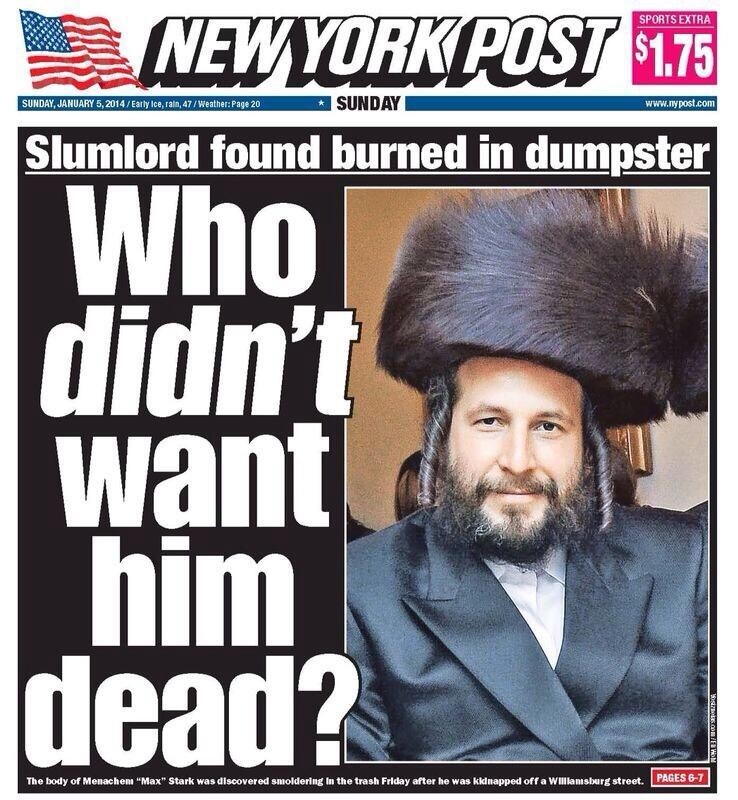 New York Post: "Who Didn't Want Him Dead?"