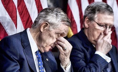 Senate Majority Leader Harry Reid and Senate Minority Leader Mitch McConnell