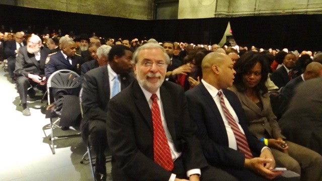 Rabbi Dov Hikind at the Inaugural Ceremony of Kings County D.A. Ken Thompson
