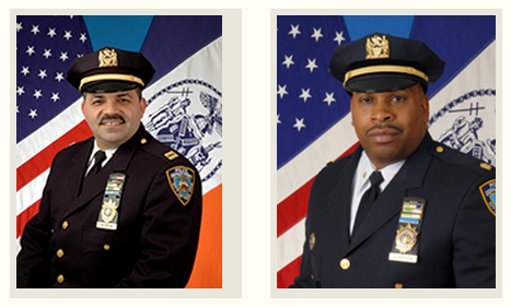 (l) Maximo Tolentino, commanding officer, 84th Pct and (r) Scott Henderson, commanding officer, 88th Pct. will address the audience, offer statistics and answer questions in detail.