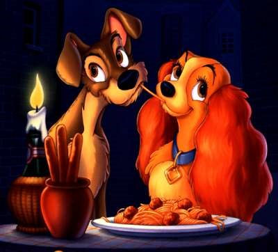 Lady and The Tramp VDay Dinner...It's A Dog Life