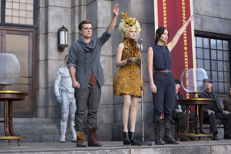 Scene from "Catching Fire," the second film adaptation of Suzanne Collins' Hunger Games trilogy