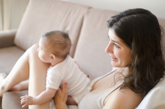 Study directly links activity levels of mom and baby.