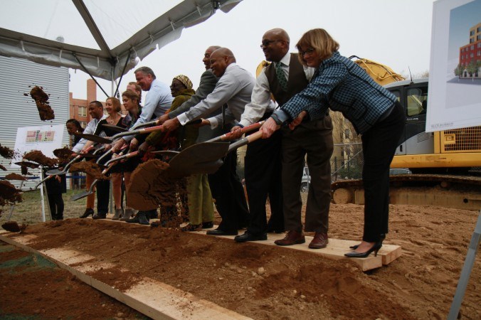 Mayor Bill de Blasio Breaks Ground on Livonia Commons in East New York