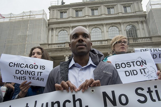 Advocates Rally for Universal Free Lunch at City Hall Press Conference--William Alatriste New York City Council Photo: William Alatriste for New York City Council