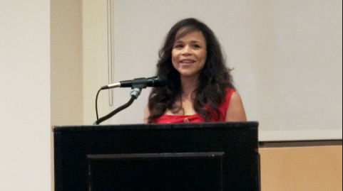 Rosie Perez at Bedford-Stuyvesant Restoration Corporation for the signing of her new book "Unpredictable Life"