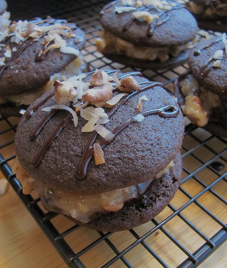 German Chocolate Whoopie Cakes at Sweet Lee's Desserts