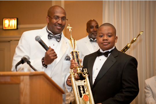 young participant at the Annual Rites of Passage and Awards Gala 2013