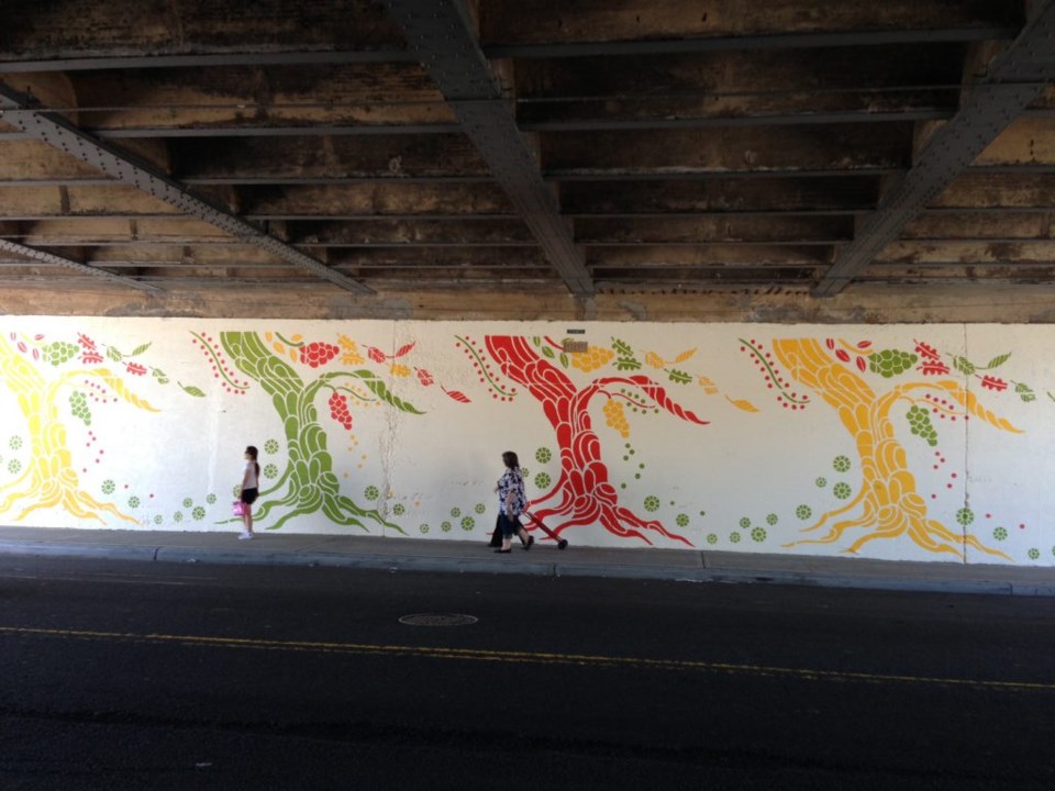Underpass Arts Movement Mural by Rego Park Green Alliance