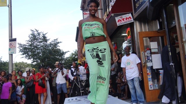 Moshood Celebrates its 20th Year Anniversary with a fashion show outside of the flagship store on Fulton St