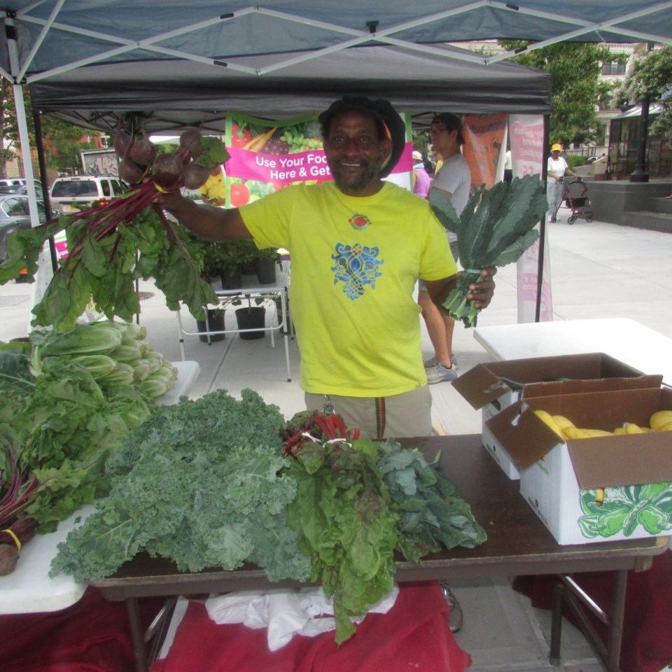 Marcy Plaza Farmers Market Opening Day, July 16, 2014